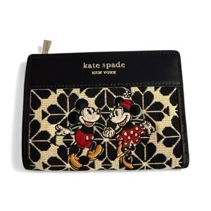 Disney Parks Disney 100 Years X Kate Spade Mickey and Minnie Wallet Never Used